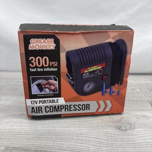 Other - Grease Monkey 300psi 12V Portable Air Compressor